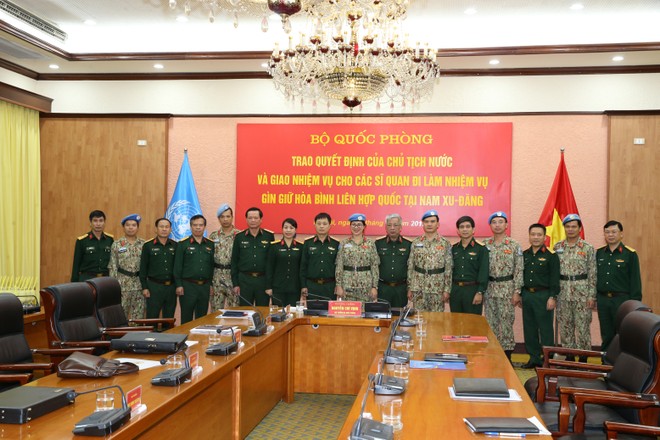 Việt Nam tiếp tục cử sĩ quan tham gia lực lượng Gìn giữ hòa bình của Liên hợp quốc ảnh 3