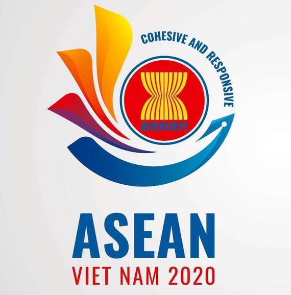 Hình ảnh hoa sen cách điệu được chọn làm logo Năm ASEAN 2020