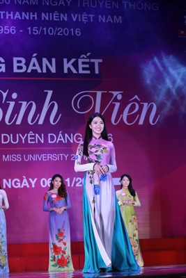 10 thí sinh miền Bắc vào vòng Chung kết "Nữ sinh viên Việt Nam duyên dáng 2016" ảnh 4
