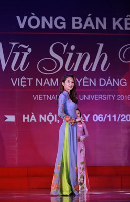 10 thí sinh miền Bắc vào vòng Chung kết "Nữ sinh viên Việt Nam duyên dáng 2016" ảnh 6