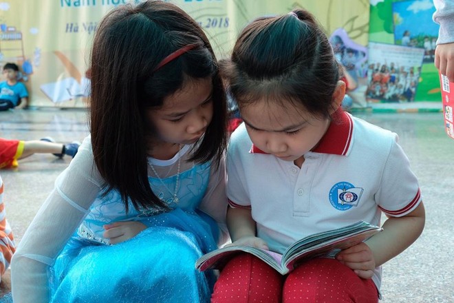 Hơn 12.000 em nhỏ Hà Nội tham dự "Đại sứ văn hóa đọc Thủ đô" ảnh 1