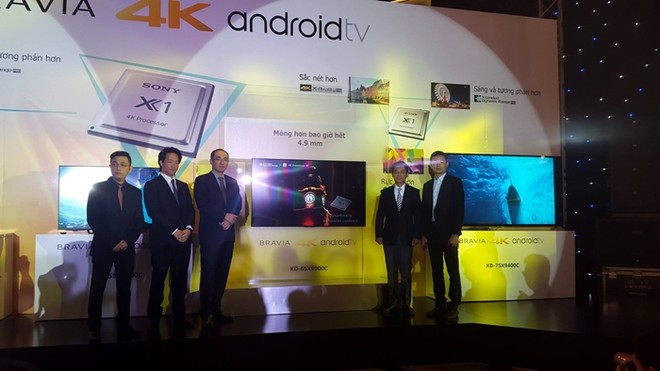 Sony ra mắt TV 4K chạy Android mỏng chưa từng có ảnh 1