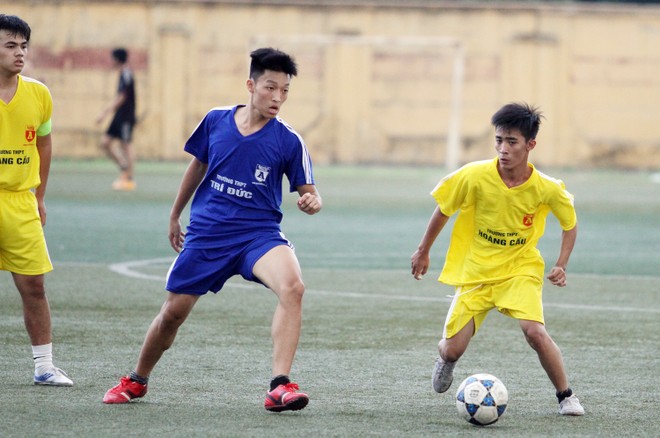 Kết quả, hình ảnh lượt trận cuối vòng bảng giải bóng đá học sinh THPT Hà Nội 2015 ảnh 24