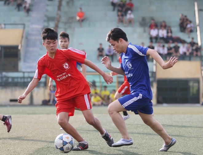 Kết quả, hình ảnh lượt trận cuối vòng bảng giải bóng đá học sinh THPT Hà Nội 2015 ảnh 14