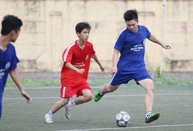 Kết quả, hình ảnh lượt trận cuối vòng bảng giải bóng đá học sinh THPT Hà Nội 2015 ảnh 2