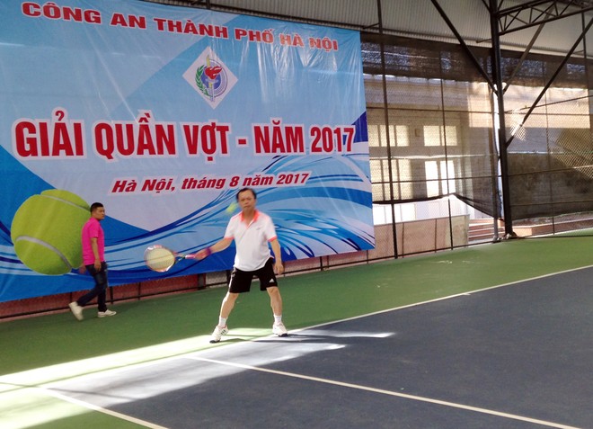 Khởi tranh giải quần vợt Công an thành phố Hà Nội năm 2017 ảnh 4