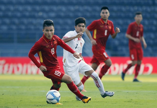 U23 Việt Nam và U23 Myanmar làm "quân xanh" cho nhau ảnh 1