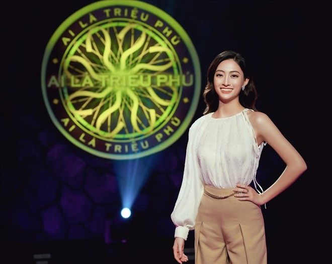 Hoa hậu Lương Thùy Linh gặp may khi thi "Ai là triệu phú" ảnh 2