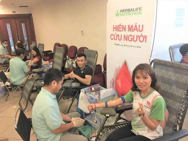 Herbalife Việt Nam tổ chức Ngày Hiến máu tình nguyện