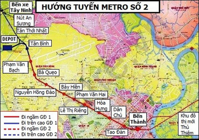 TP.HCM: Tuyến metro số 2 Bến Thành - Tham Lương "đội vốn" khủng ảnh 1