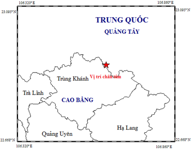 Liên tiếp động đất ở Cao Bằng và biên giới Trung Quốc, Hà Nội chịu rung chấn nhẹ ảnh 1