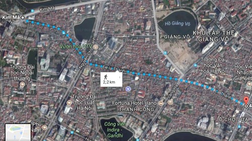 Hà Nội: Đề xuất 7.800 tỷ đồng xây đường Hoàng Cầu - Voi Phục ảnh 1