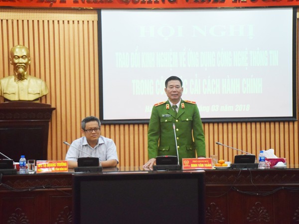 Công an Hà Nội: Trao đổi kinh nghiệm về ứng dụng công nghệ thông tin trong cải cách hành chính với tỉnh Đồng Nai ảnh 1