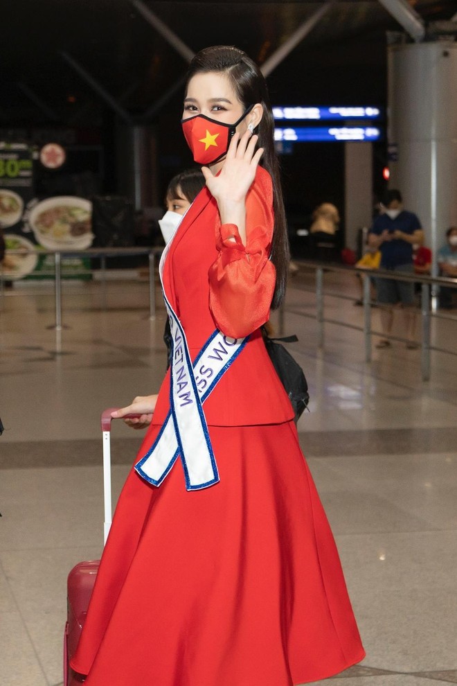Hoa hậu Đỗ Thị Hà mang 100kg hành lý thi “Miss World 2021” ảnh 1