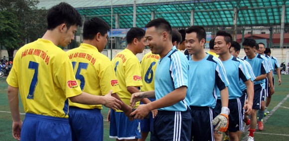 Khai mạc Giải bóng đá Hội khỏe Hội Nhà báo TP Hà Nội 2014 ảnh 5
