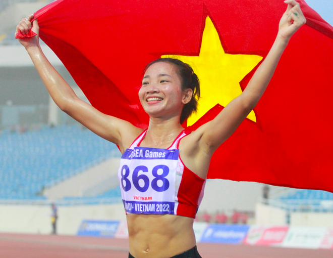 Nguyễn Thị Oanh lập cú ăn ba ấn tượng tại SEA Games 31 ảnh 1