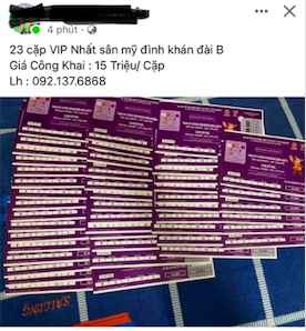 Chợ đen tràn ngập vé mời xem chung kết U23 Việt Nam, hét giá 'trên trời' ảnh 3