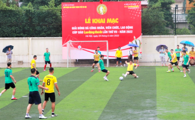 28 đội bóng tranh cúp Báo Lao động thủ đô 2022 ảnh 2