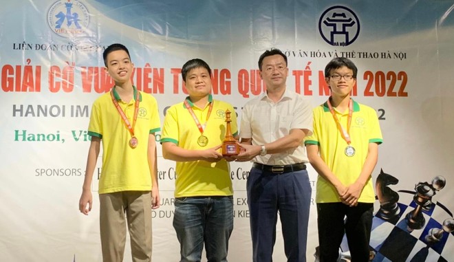 Kỳ thủ Việt Nam thắng lớn giải cờ vua quốc tế tại Hà Nội ảnh 1