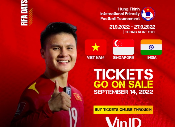 Công bố giá vé xem tuyển Việt Nam giao hữu với Ấn Độ, Singapore ảnh 1