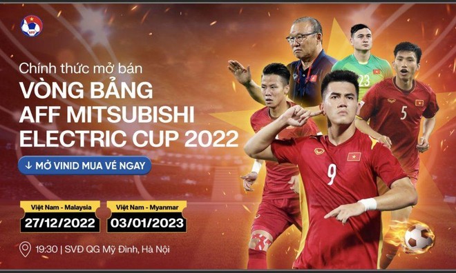 Công bố giá vé xem ĐT Việt Nam đá AFF Cup tại Mỹ Đình ảnh 1