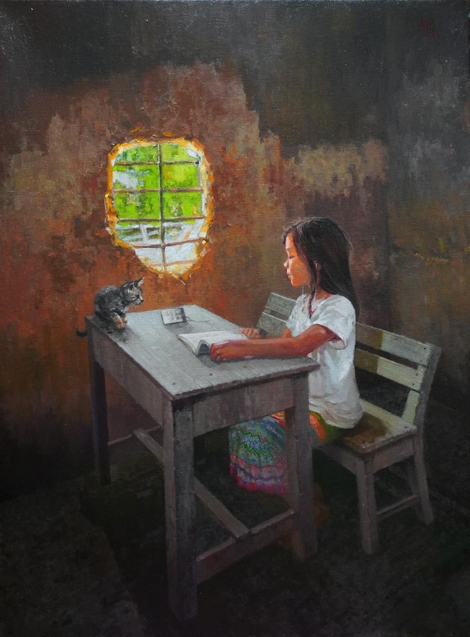 "Gặp gỡ Hà Nội": Triển lãm hội họa của các họa sĩ xứ Thanh ảnh 1