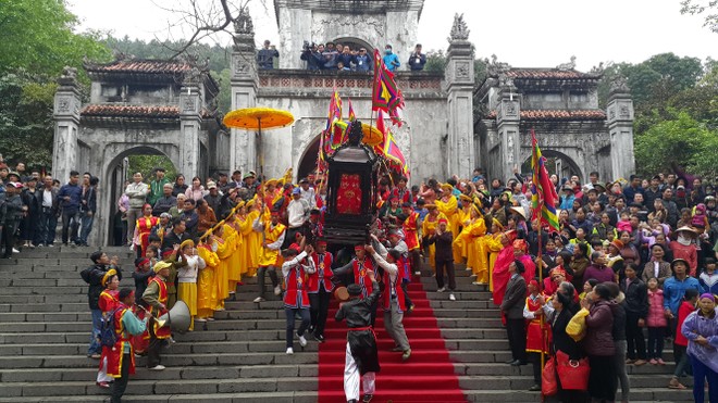 Lễ hội đền Bà Triệu được công nhận là Di sản văn hóa phi vật thể quốc gia ảnh 1