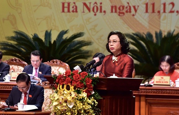 Thống nhất bầu 71 đồng chí vào Ban Chấp hành Đảng bộ thành phố Hà Nội khóa XVII ảnh 1