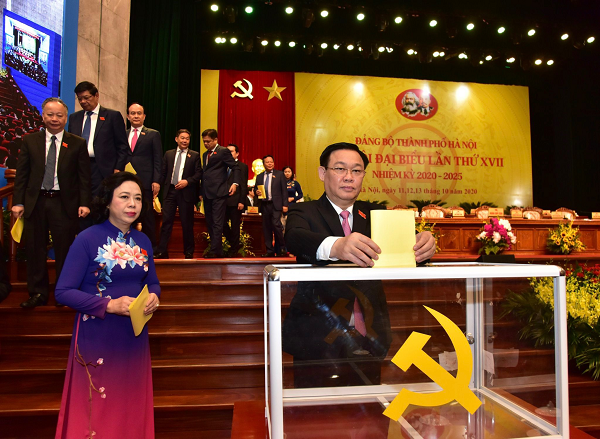 Danh sách 63 đại biểu Đảng bộ thành phố Hà Nội dự Đại hội Đảng toàn quốc lần thứ XIII ảnh 1