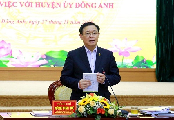Bí thư Thành ủy Hà Nội: Với hơn 80 dự án đang triển khai, Đông Anh hoàn toàn có thể “cất cánh” ảnh 1