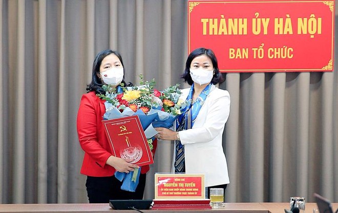 Bà Triệu Thị Ngọc được bổ nhiệm làm Phó Trưởng ban Tổ chức Thành ủy Hà Nội ảnh 1