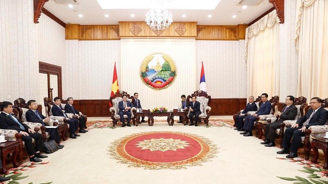 Chủ tịch Quốc hội Vương Đình Huệ hội kiến Thủ tướng CHDCND Lào, bàn nhiều nội dung hợp tác ảnh 3