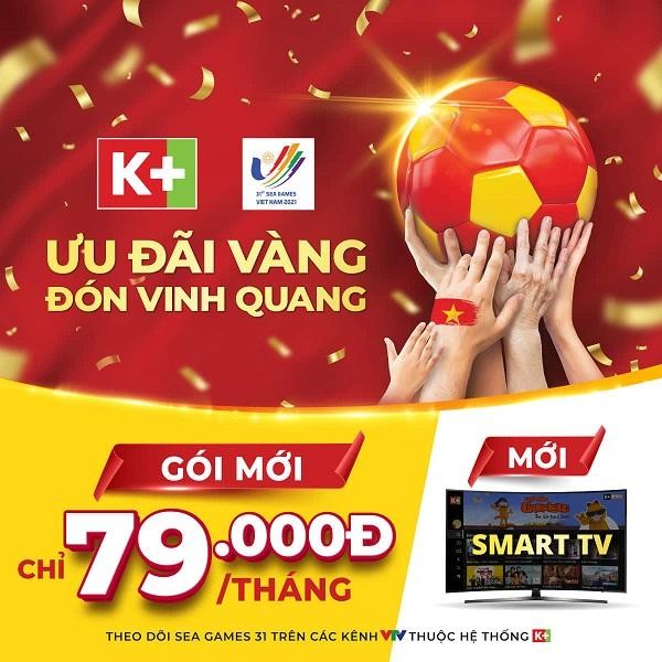 Truyền hình K+ ra mắt gói mới chỉ 79.000 đồng và App K+ trên Smart TV ảnh 1