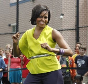 Đệ nhất phu nhân Michelle Obama nhảy múa cùng học sinh ảnh 4