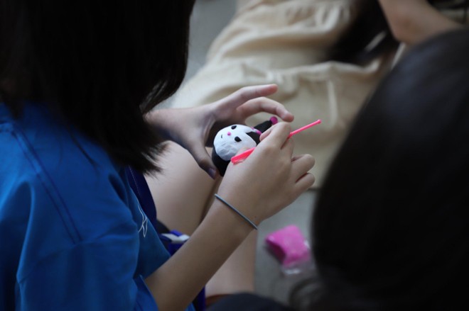 Hà Nội: Học sinh THPT sáng tạo với trại hè bổ ích cho các em nhỏ ảnh 5