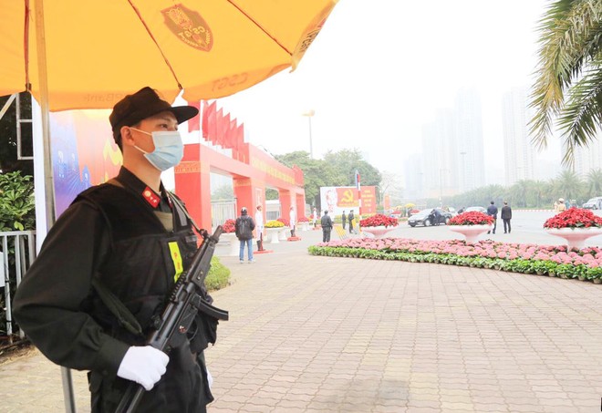 Cảnh sát cơ động Hà Nội huy động tối đa lực lượng bảo vệ Đại hội Đảng ảnh 3