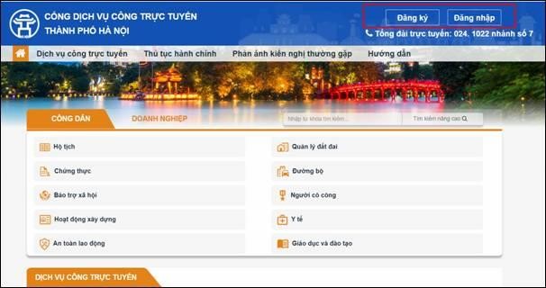 Thành phố Hà Nội chính thức mở dịch vụ công trực tuyến cấp độ 3,4 ảnh 1