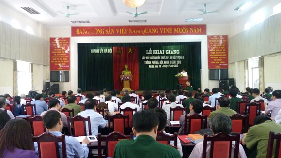 Khai giảng khóa bồi dưỡng kiến thức quốc phòng – an ninh ảnh 1