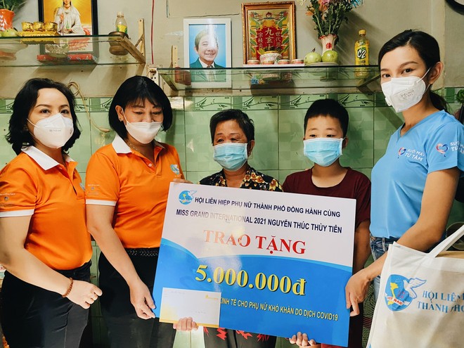Chuyến từ thiện đầu tiên của Hoa hậu Thùy Tiên sau khi về nước ảnh 3