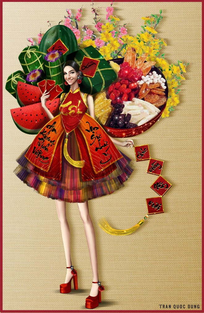 Tiết lộ một số thiết kế mẫu trang phục dân tộc độc đáo tại "Miss Grand Vietnam 2022" ảnh 16