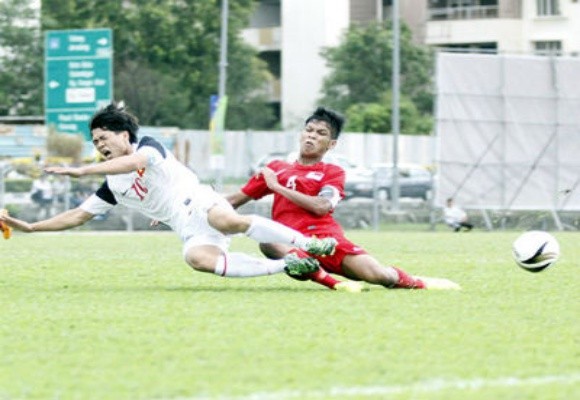 U19 Việt Nam thắng đậm 4-0 trước U21 Singapore ảnh 3