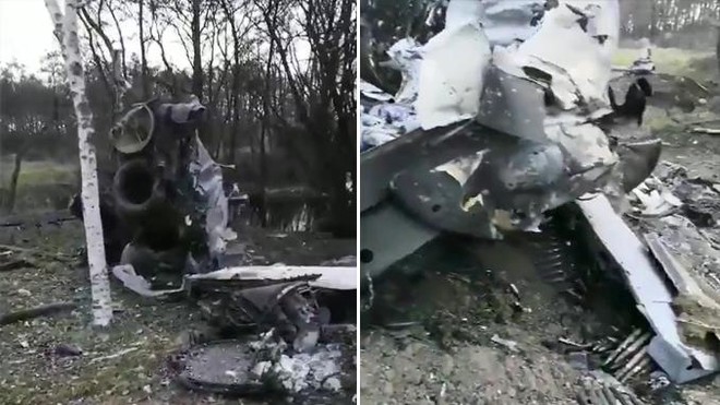 'Xe tăng bay' Mi-35M của Nga tiếp tục bị bắn hạ tại Ukraine ảnh 3
