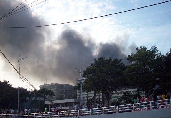 Cháy lớn tại công ty giày Pou Yuen Việt Nam ảnh 3