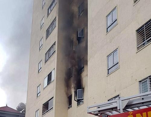 Cháy ở chung cư 20 tầng TP Vinh ảnh 1