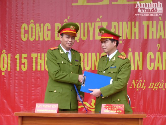 CATP Hà Nội thành lập Đại đội CSCĐ số 15 ảnh 7
