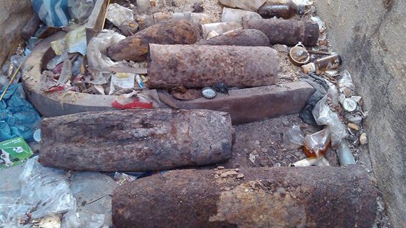 Tiêu hủy 125 đạn, vật liệu nổ còn sót lại sau chiến tranh ảnh 1