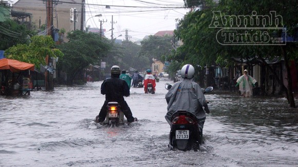Phú Yên: Miền núi mưa lớn, nước sông dâng nhanh ảnh 1