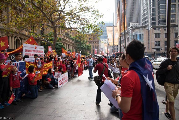 Cộng đồng người Việt tại Sydney phản đối Trung Quốc ảnh 3