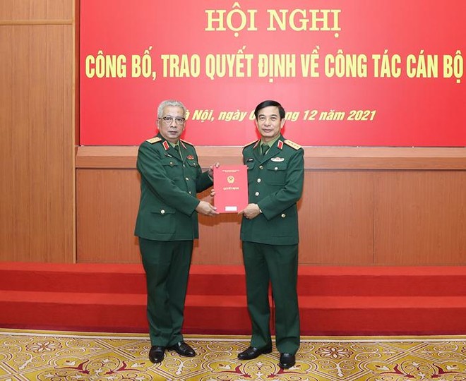 Trao quyết định nghỉ hưu đối với một đại tướng và năm thượng tướng Quân đội nhân dân Việt Nam ảnh 2