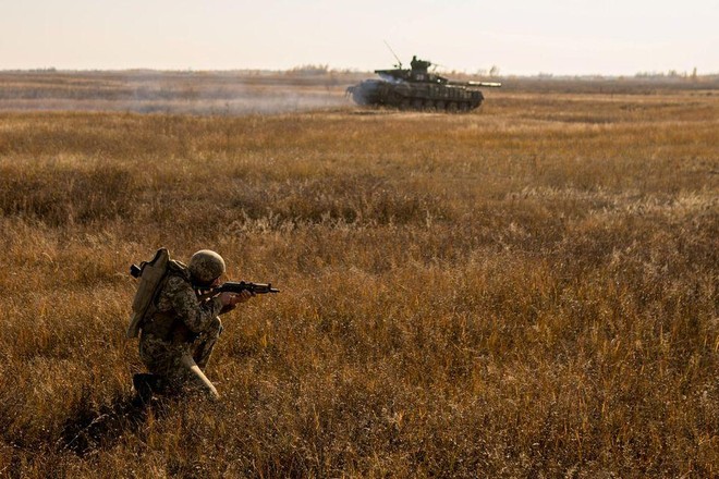 Binh sĩ trên biên giới Ukraine: ‘Chúng tôi đã sẵn sàng’ ảnh 1